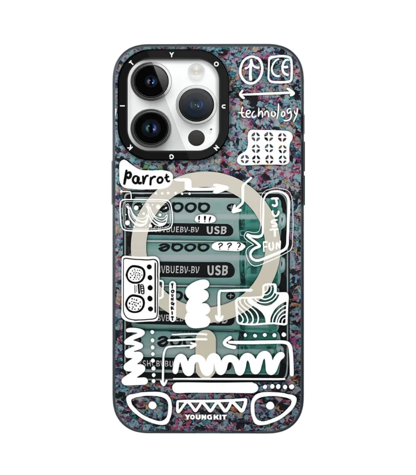 Youngkit Dark Matter Serisi Apple iPhone Kılıf Siyah - Görsel 2